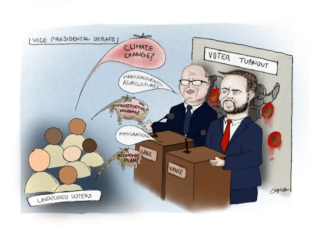 A show of civility in a time of civil unrest: the vice presidential&nbsp;debate